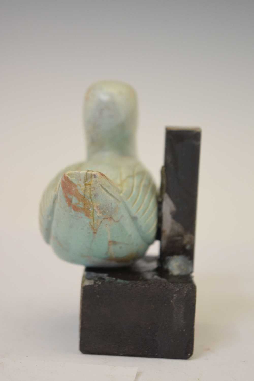 Carved soapstone duck and oxen group (2) - Image 4 of 6