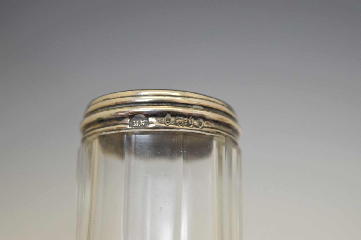 Quantity of silver to include a late Victorian silver chamberstick, etc - Image 12 of 13