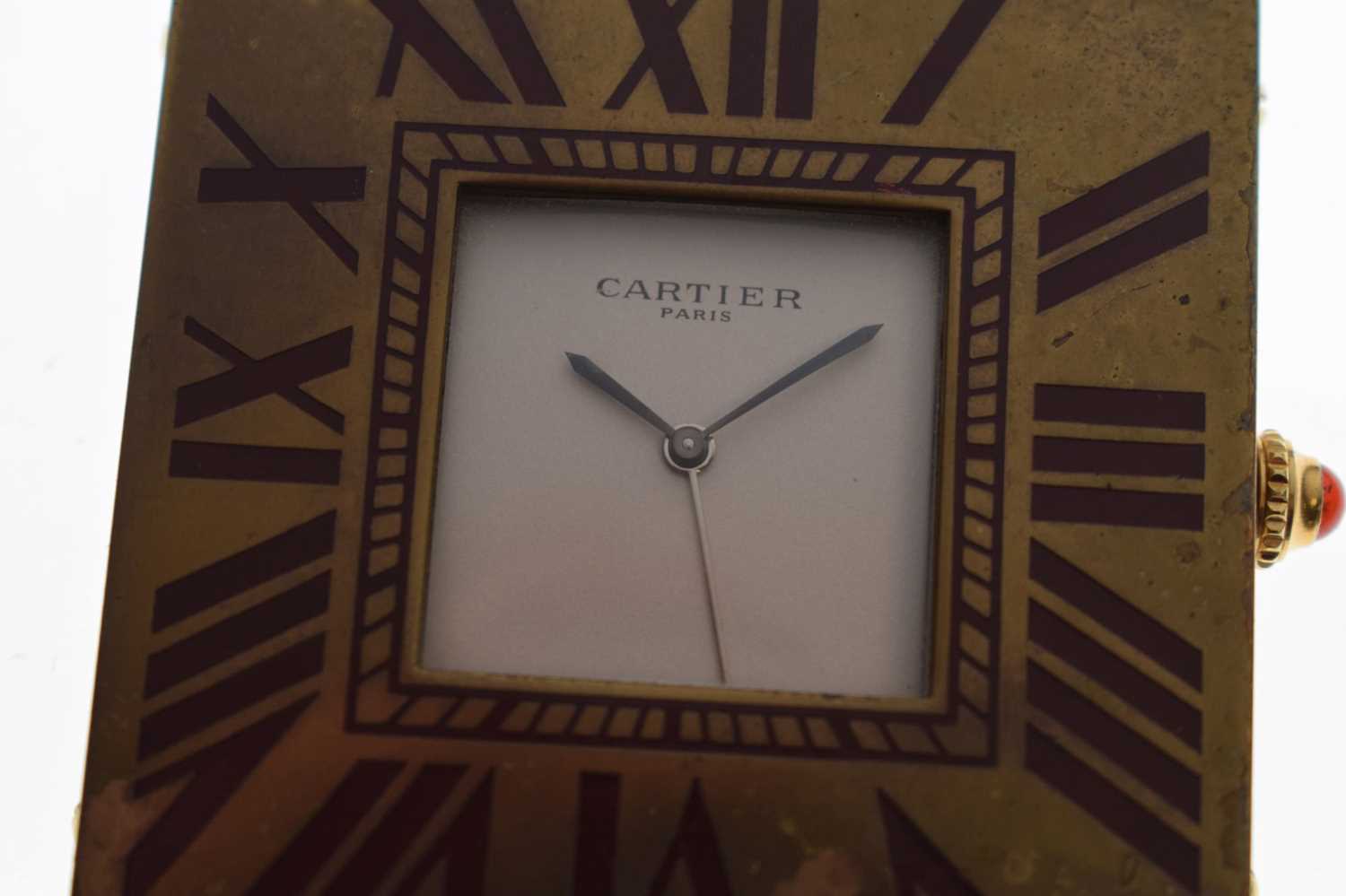 Cartier - Pendulettes De Voyage quartz travel timepiece - Image 8 of 8