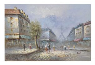 'Burnett' - Oil on canvas - Eiffel Tower