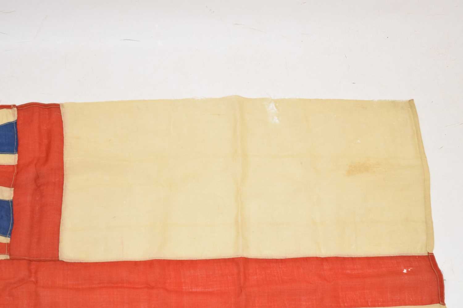 Second World War era cotton white Naval ensign - Image 3 of 10