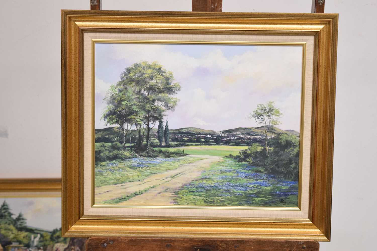 Alan King (1946-2013) - Oil on canvas - 'Memories of the Malverns' - Image 8 of 9
