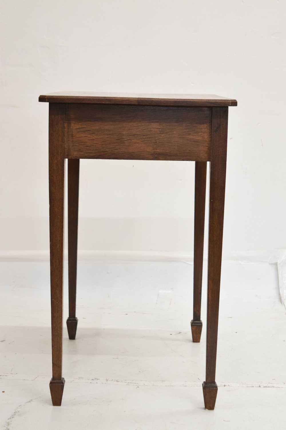 Early 19th century mahogany two-drawer side table - Image 7 of 7