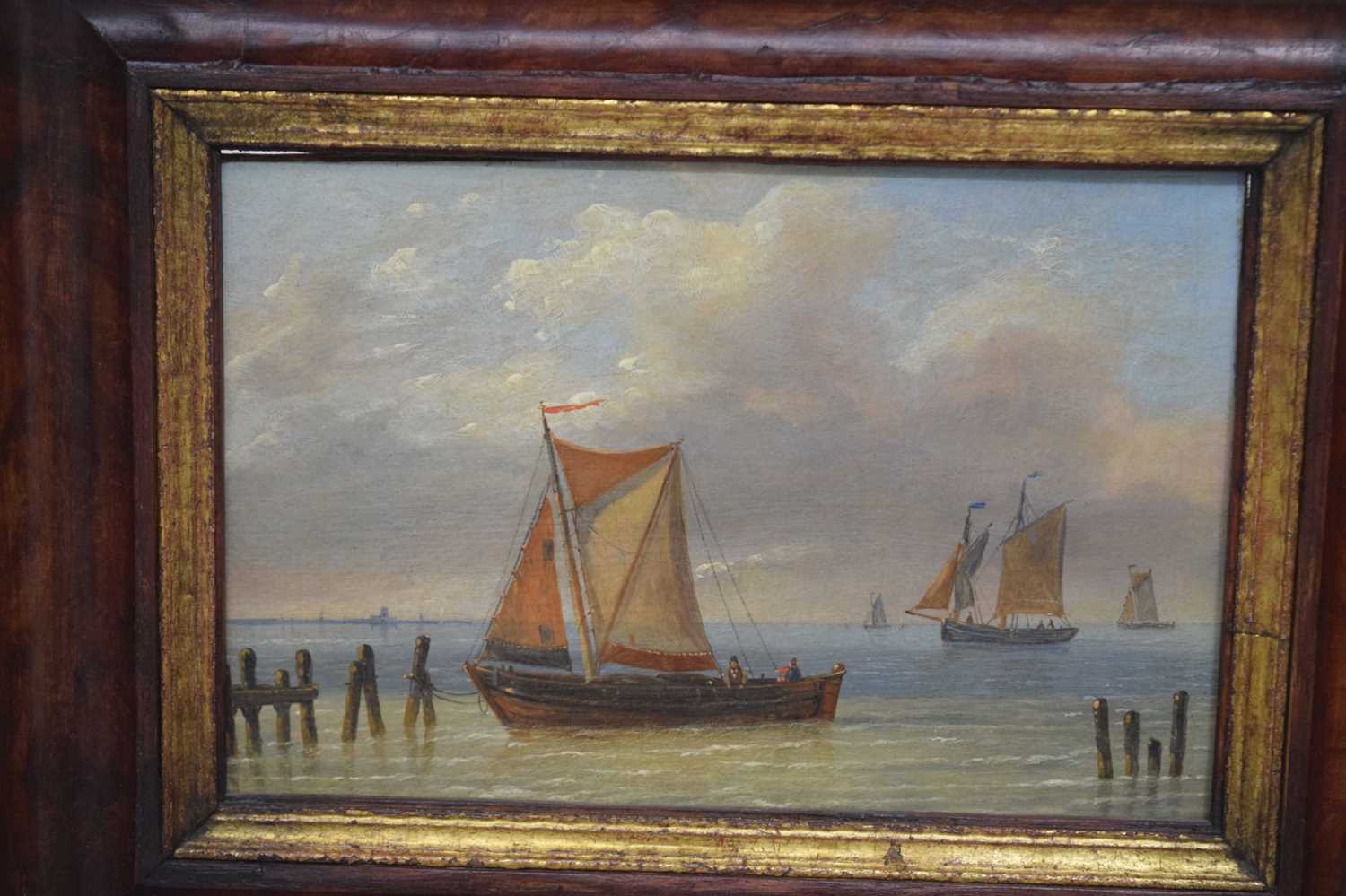 Pair of 19th century style maritime studies - Image 8 of 13