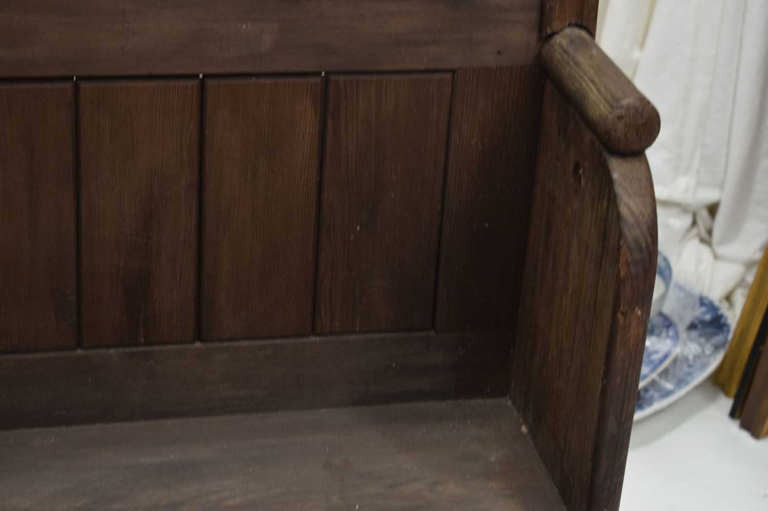 Two panel back church pews - Image 15 of 20