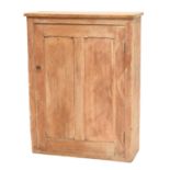 Pine single door cabinet