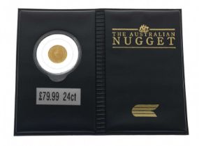 Australian Elizabeth II 1/20oz gold 5 dollars Nugget, 1993