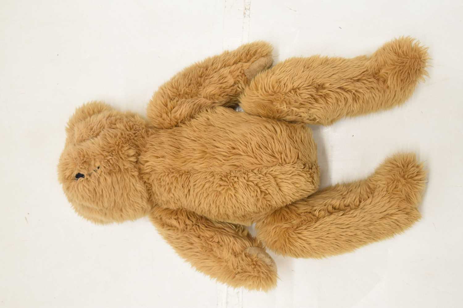 Child's vintage golden mohair teddy bear, with jointed limbs and three others - Image 8 of 9