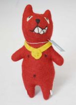 Sir Grayson Perry RA (b.1960) - 'Red Alan' small plush toy