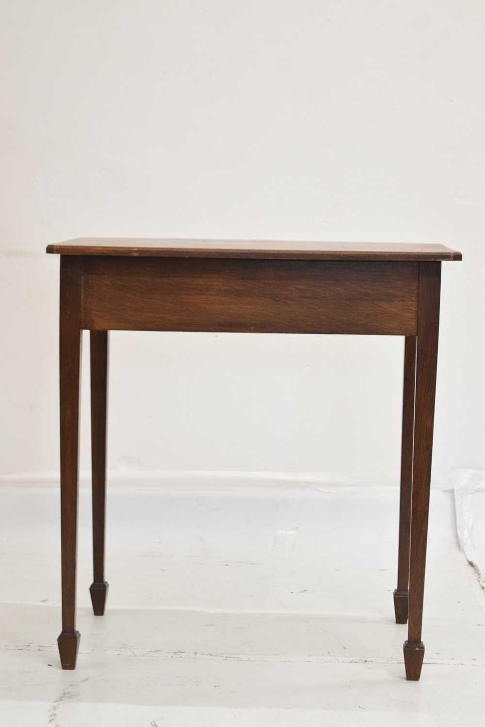 Early 19th century mahogany two-drawer side table - Image 6 of 7