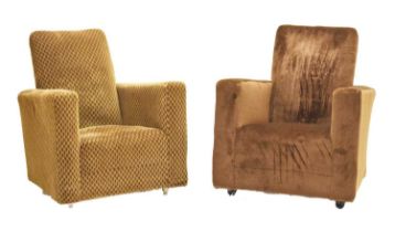 Near pair of child's Art Deco style occasional chairs
