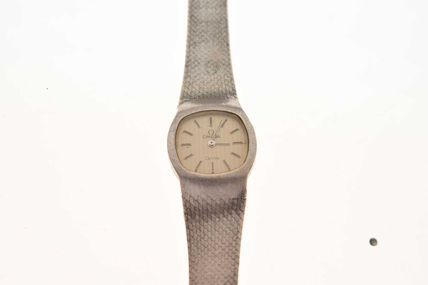 Omega - Lady's De Ville silver '925' bracelet watch - Image 9 of 9