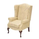 Modern reproduction wingback chair