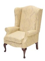 Modern reproduction wingback chair
