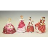 Royal Doulton - Four porcelain figures