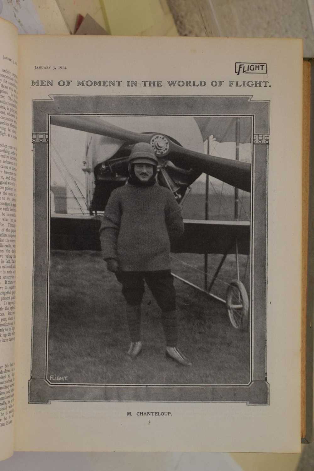 'Flight, First Aero Weekly in the World, A Journal of Aerial Locomotion and Transport', Volumes I-VI - Image 9 of 9