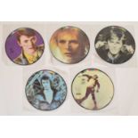 Group of five David Bowie 'Fashions' double-sided picture discs