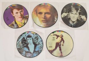 Group of five David Bowie 'Fashions' double-sided picture discs