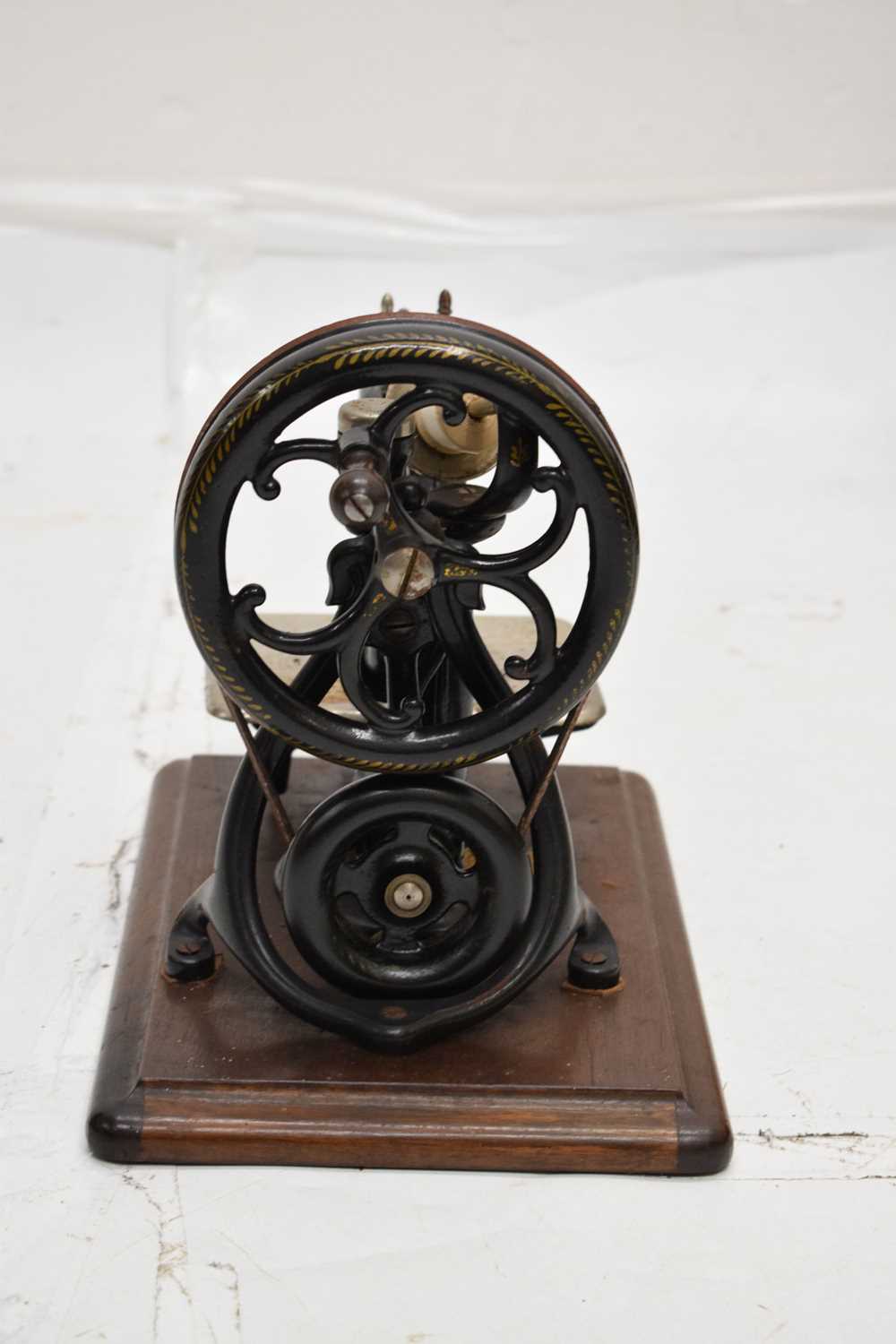 Late 19th century Willcox & Gibbs C-frame hand-cranked sewing machine - Image 3 of 9