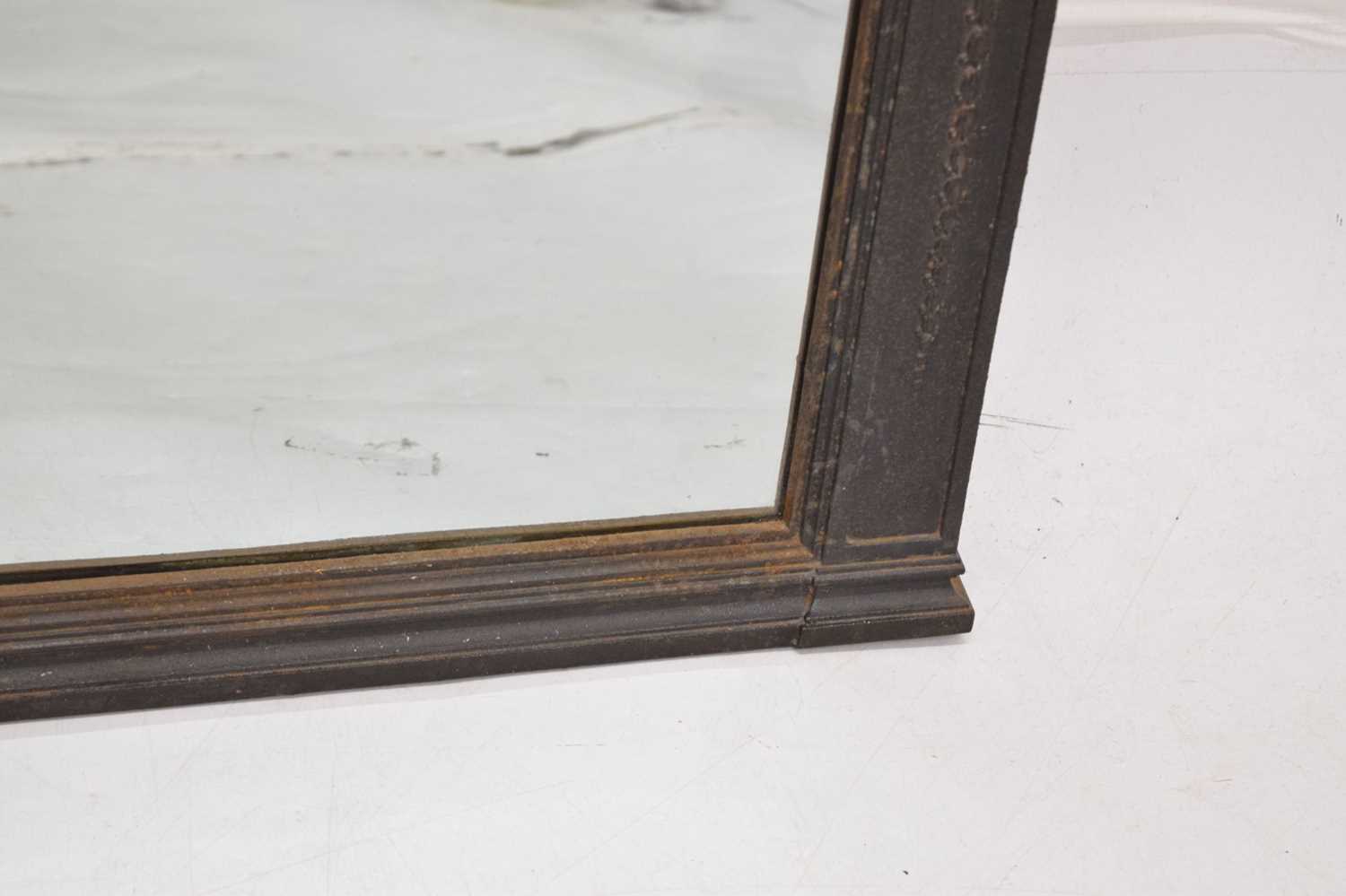 Edwardian cast iron framed mirror - Image 5 of 7