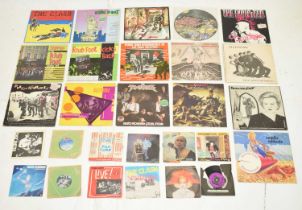 Collection of punk vinyl LPs