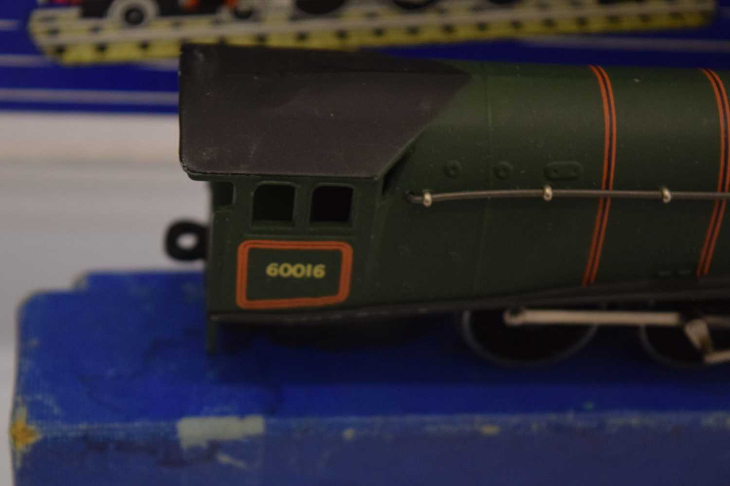 Hornby Dublo - Three boxed 00 gauge railway trainset locomotives and signal - Image 9 of 10
