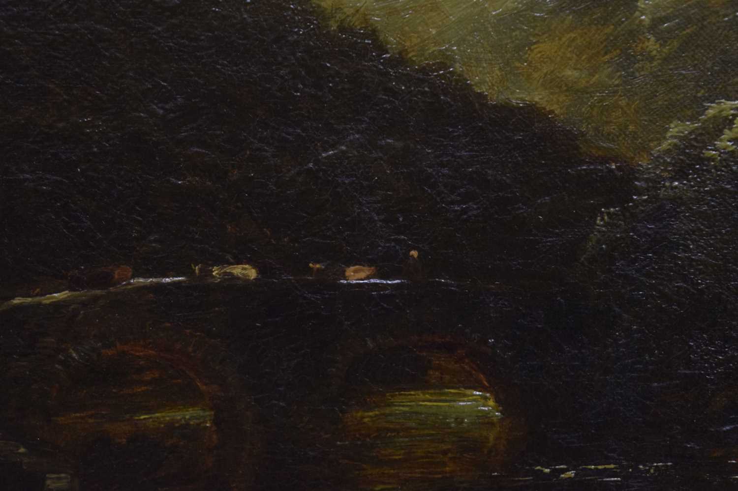 John Brandon Smith, (1848-1884) - Oil on board - The River Neath - Image 6 of 12