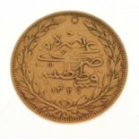 Turkey - 100 Piastres gold coin