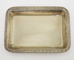 Asprey silver pin tray