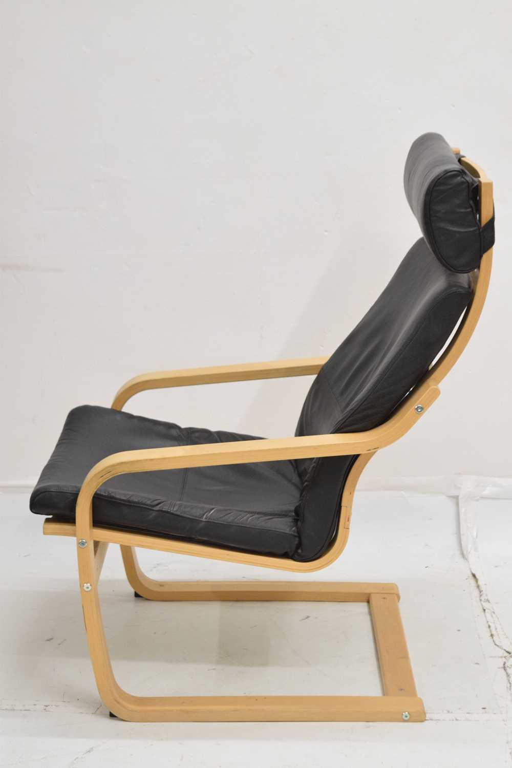 Pair of Ikea 'Poang' cantilever easy chairs - Image 9 of 9