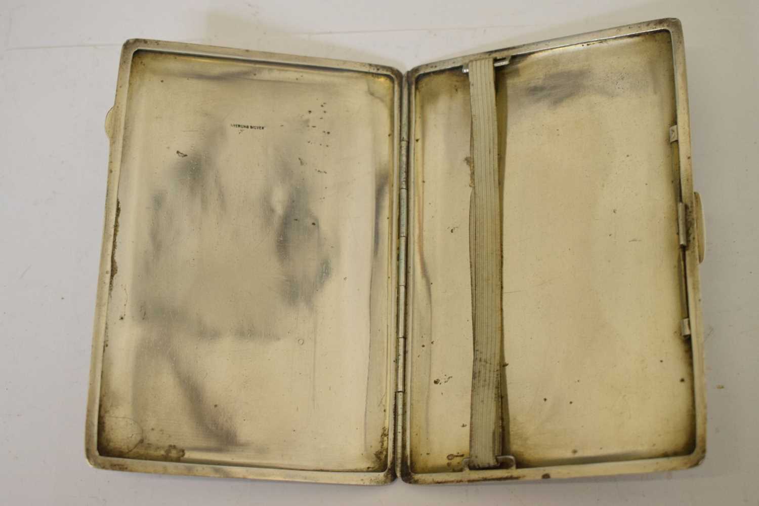 Four silver cigarette cases - Image 4 of 17