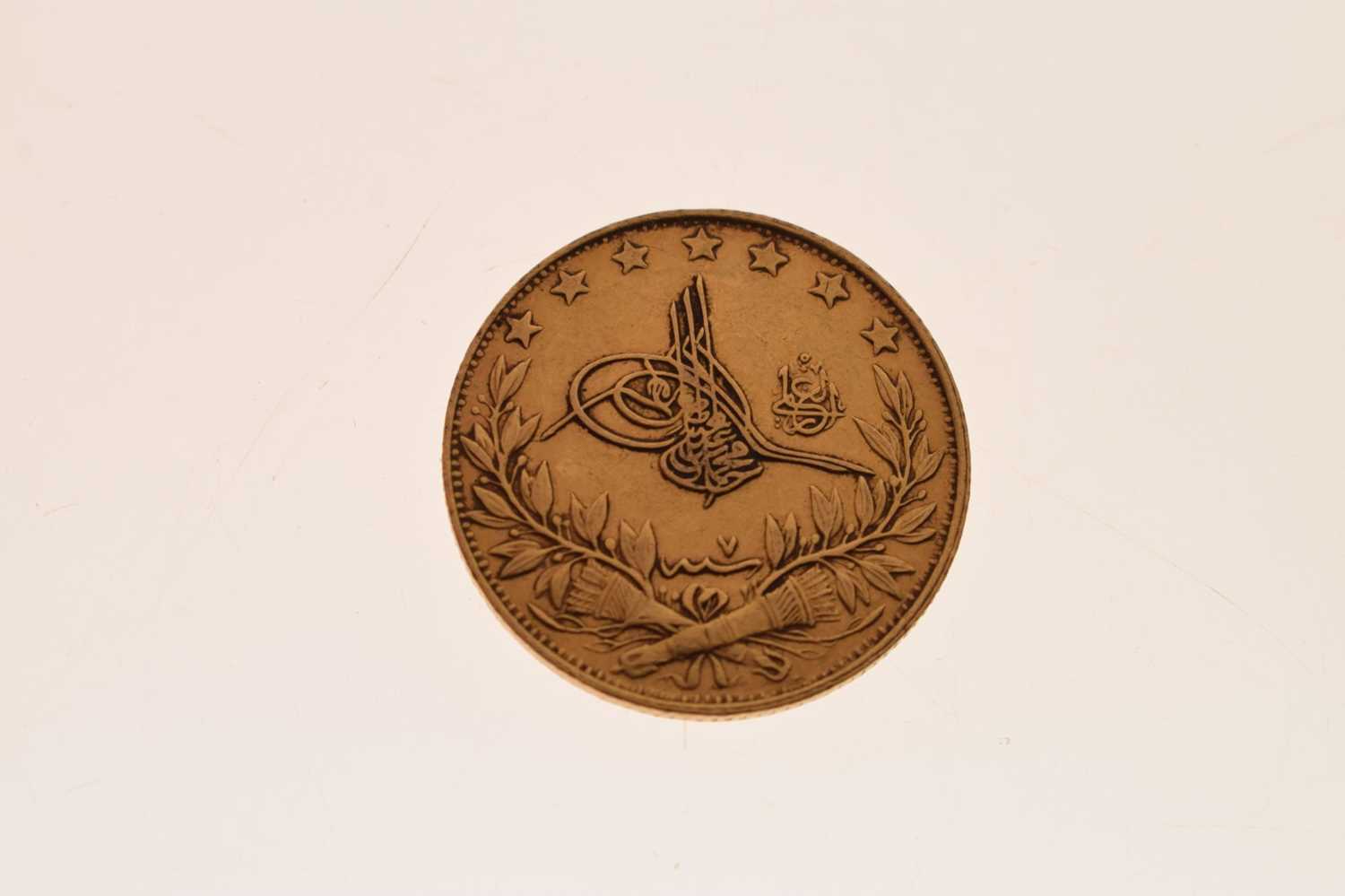 Turkey - 100 Piastres gold coin - Image 2 of 5