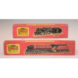 Hornby Dublo - Two boxed 00 gauge railway trainset locomotives and tenders