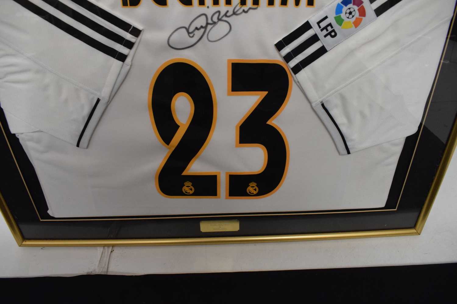 David Beckham signed Real Madrid football shirt - Image 5 of 11