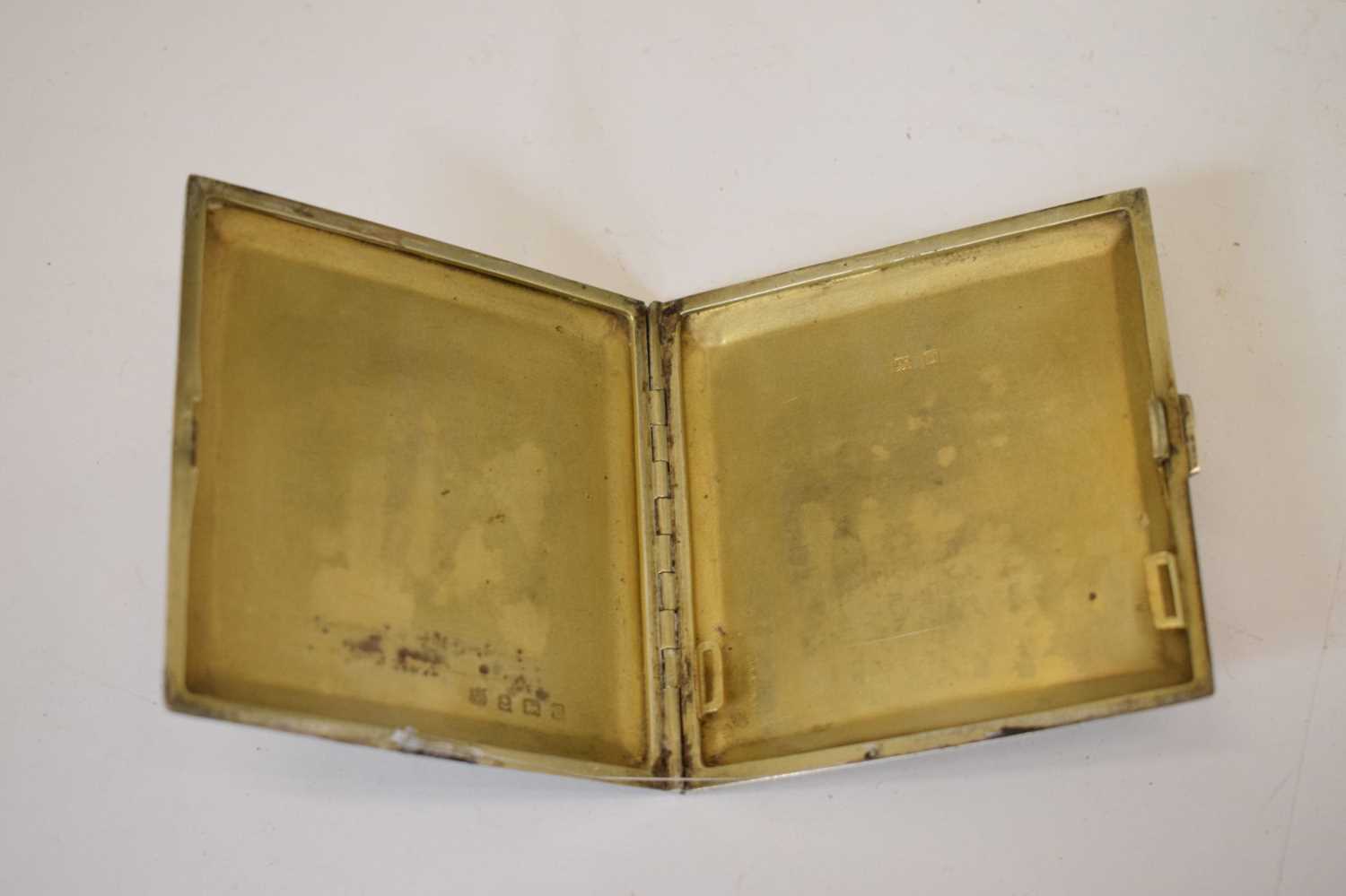 Four silver cigarette cases - Image 8 of 17
