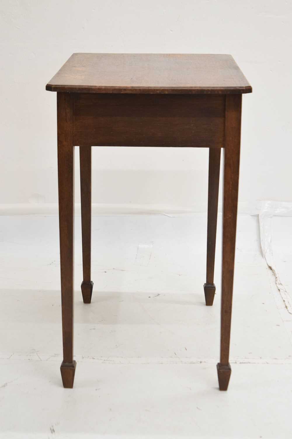 Early 19th century mahogany two-drawer side table - Image 5 of 7