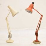 Two Herbert Terry & Sons anglepoise lamps