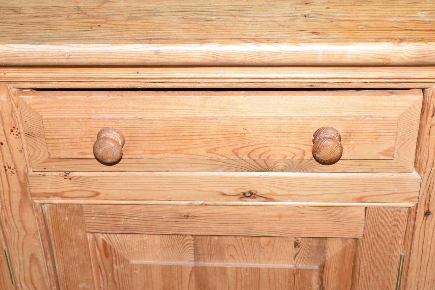 Modern pine low dresser - Image 2 of 11