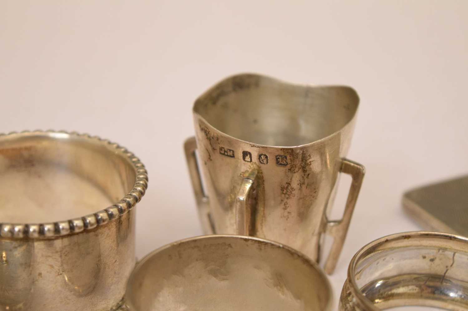 Edward VII Irish silver tot cup, etc - Image 6 of 12