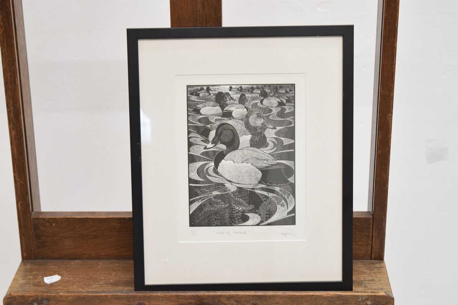 Colin See-Paynton (b. 1946) - Limited edition etching - 'Knob of Pochards' - Image 7 of 9