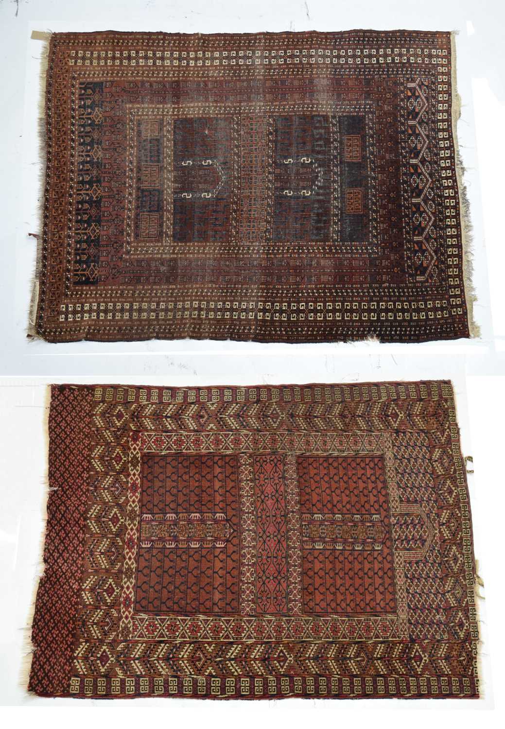 Two Eastern Ensi rugs