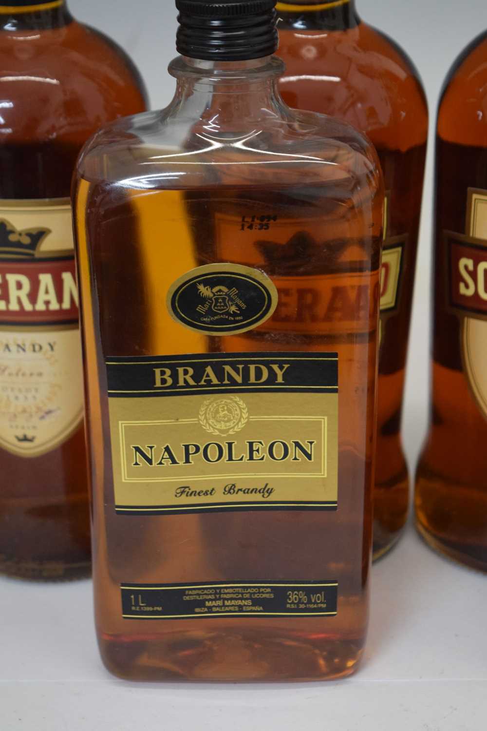 Mixed quantity of brandy to include Soberano - Image 4 of 9