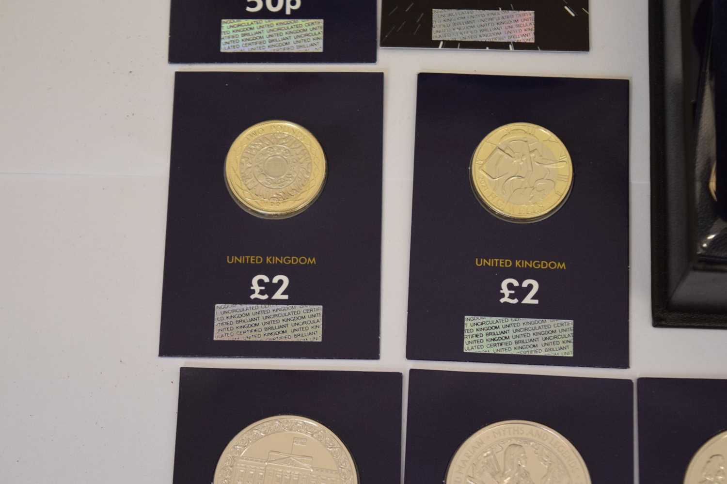 Collection of commemorative £5, £2, 50p, etc - Image 4 of 7