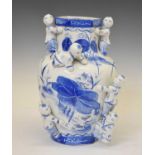 Modern Chinese-style blue and white vase