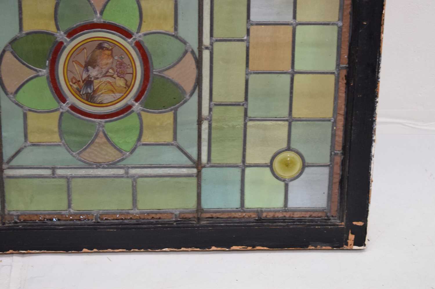 Late Victorian stained and painted glass window - Image 10 of 10