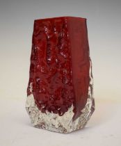 Whitefriars Coffin vase,