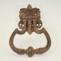 Large cast iron door knocker