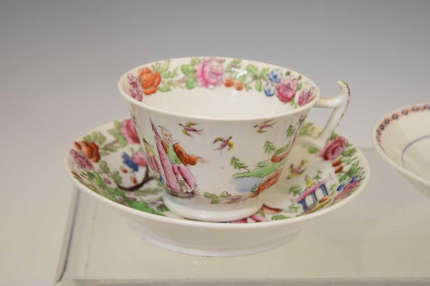 Eight various 19th century cups and saucers - Image 8 of 14