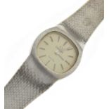 Omega - Lady's De Ville silver '925' bracelet watch