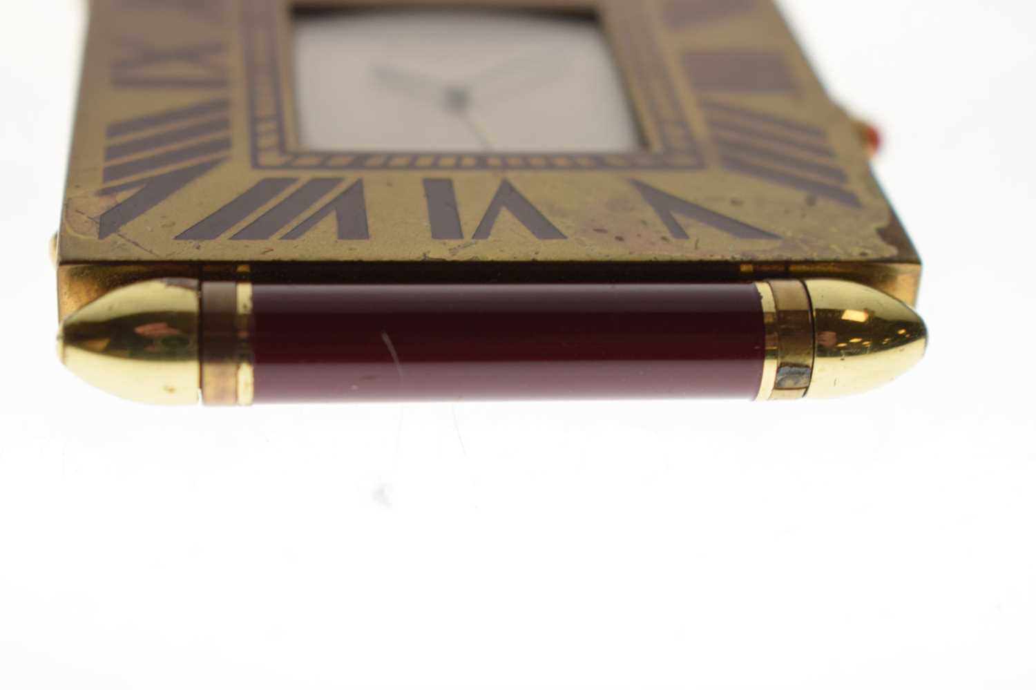 Cartier - Pendulettes De Voyage quartz travel timepiece - Image 4 of 8